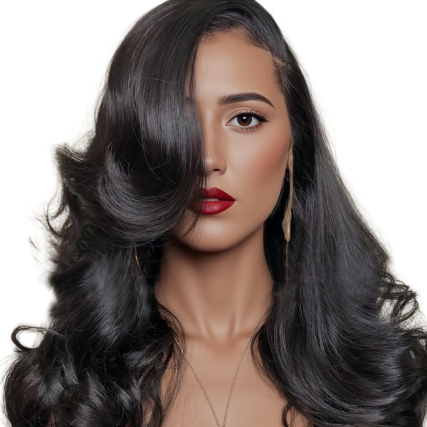 13x4 Transparent Lace Frontal Wig Body Wave Human Virgin Hair 180% Density - Image 2