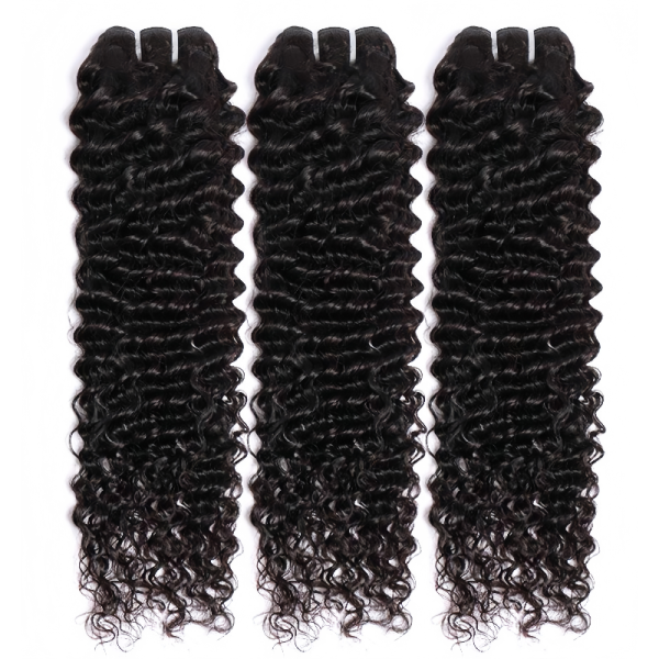 3 Bundles Curly Human Raw  Hair - Image 5