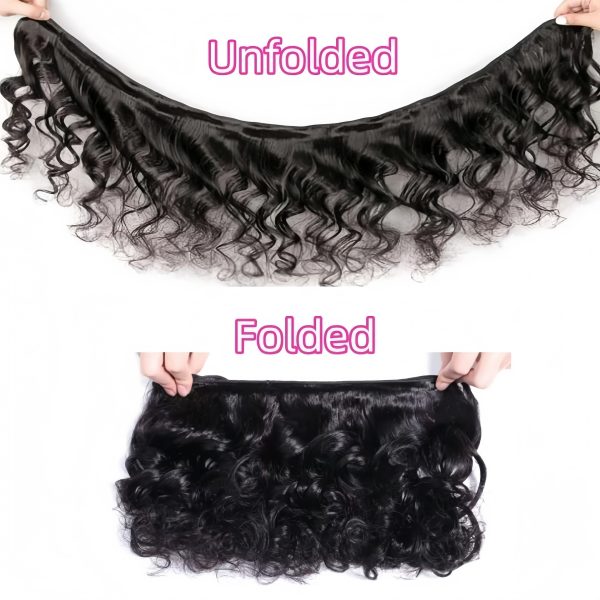 3 Bundles Loose Wave  Human Raw Hair - Image 3