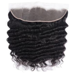 13x4 HD Lace Frontal Deep Wave Virgin Human Hair