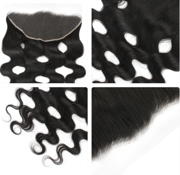 13x6 HD Lace Frontal Body Wave Virgin Human Hair - Image 2