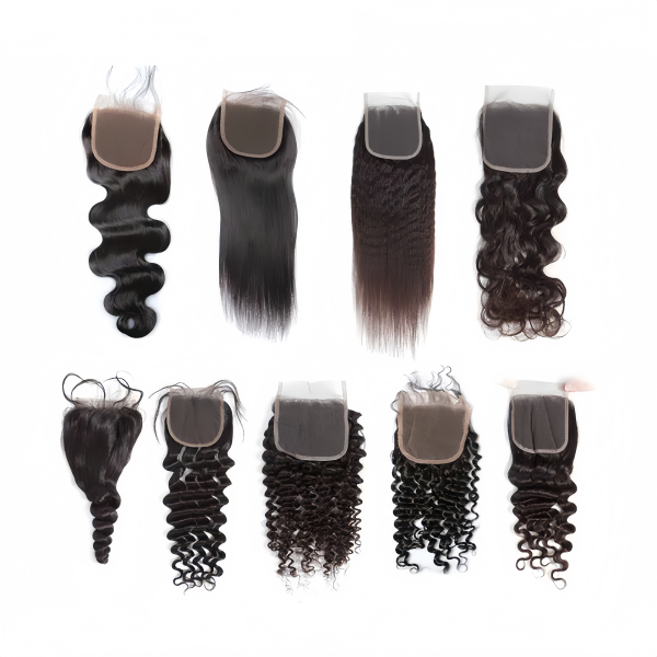 5x5 HD Lace Closure Straight Virgin Human Hair - Image 3