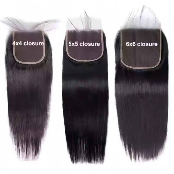 5x5 HD Lace Closure Straight Virgin Human Hair - Image 2