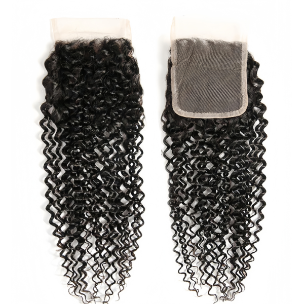 4x4 HD Lace Closure Curly Virgin Human Hair